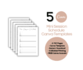 Photography Mini Session Schedule Canva Template